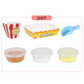 2020 hot selling item educational candy machine cart corn popper pretend plastic food toys for kids